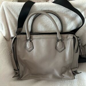 Elegant Gray botkier of New York cross body bag w/ removable adjustable strap.